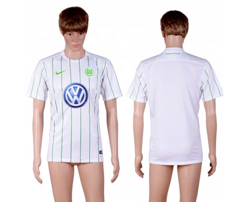 Wolfsburg Blank Away Soccer Club Jersey